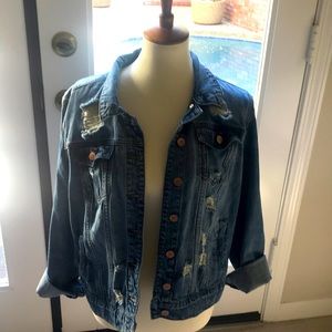 Crazy cute STS Blue Jean jacket size Med.